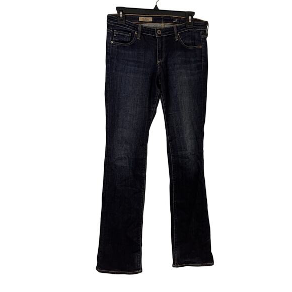 Adriano Goldschmied Dark Wash The Olivia Skinny Boot Cut Jeans Size 28R - Picture 1 of 10